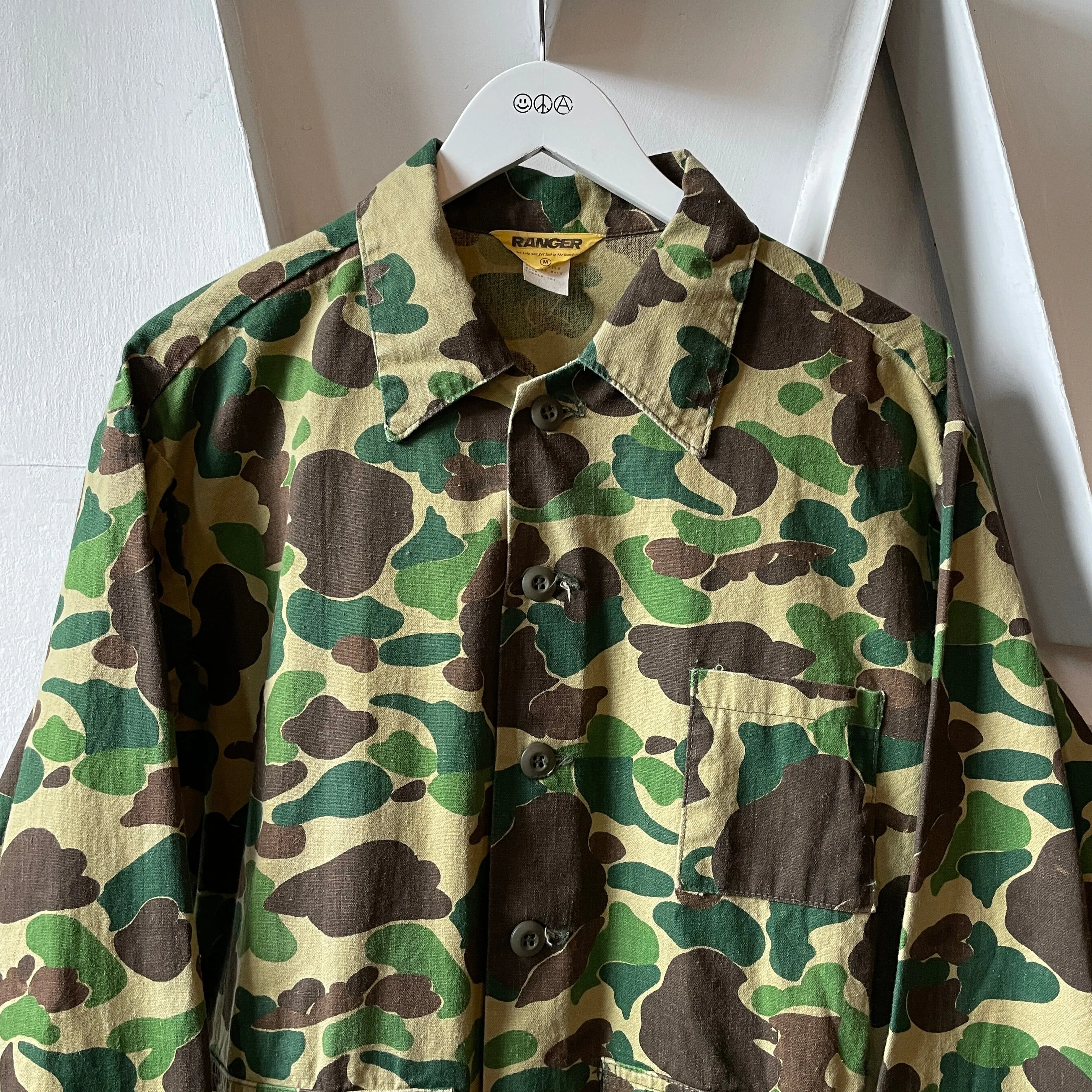 70’s Ranger Camo Chore Jacket - Medium