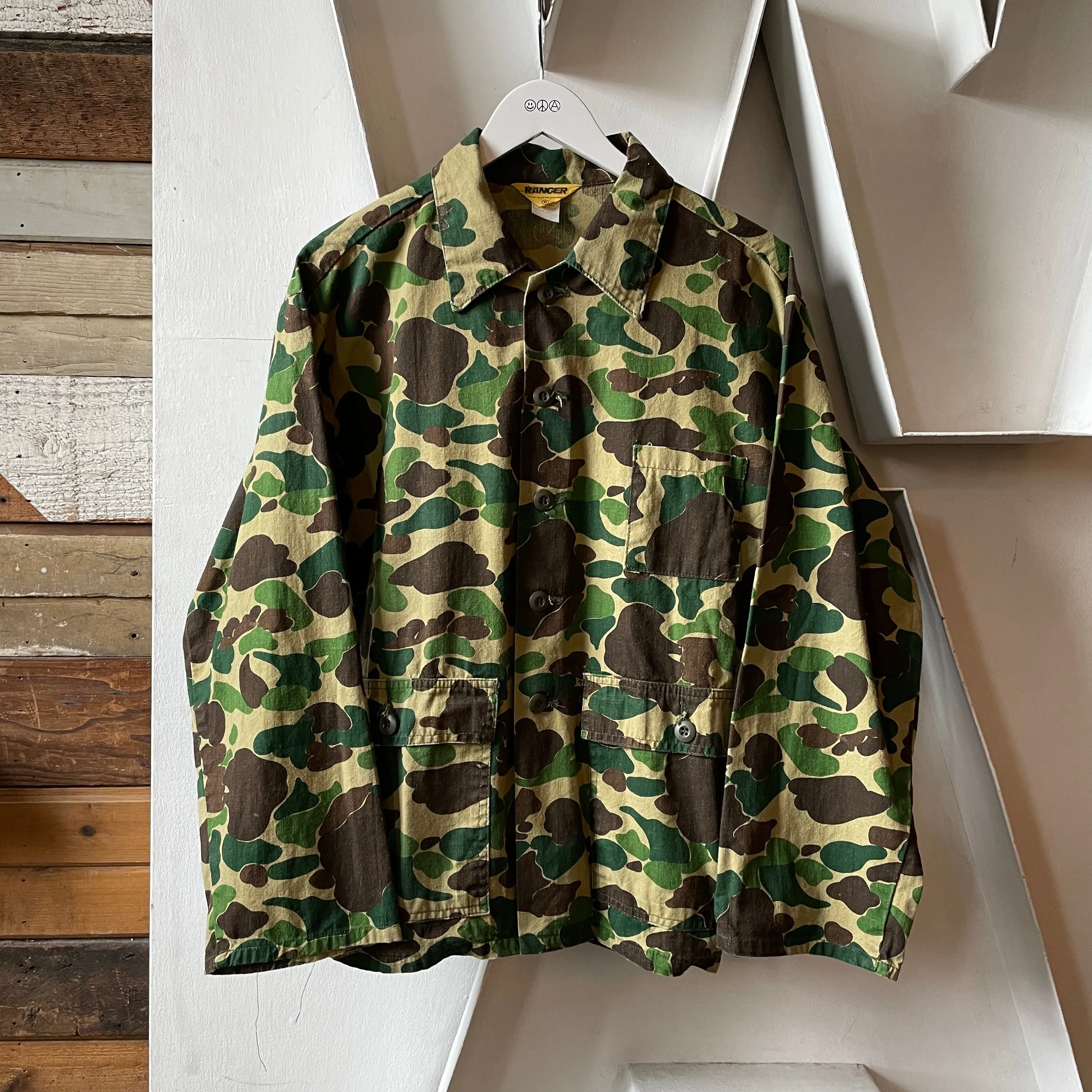 70’s Ranger Camo Chore Jacket - Medium