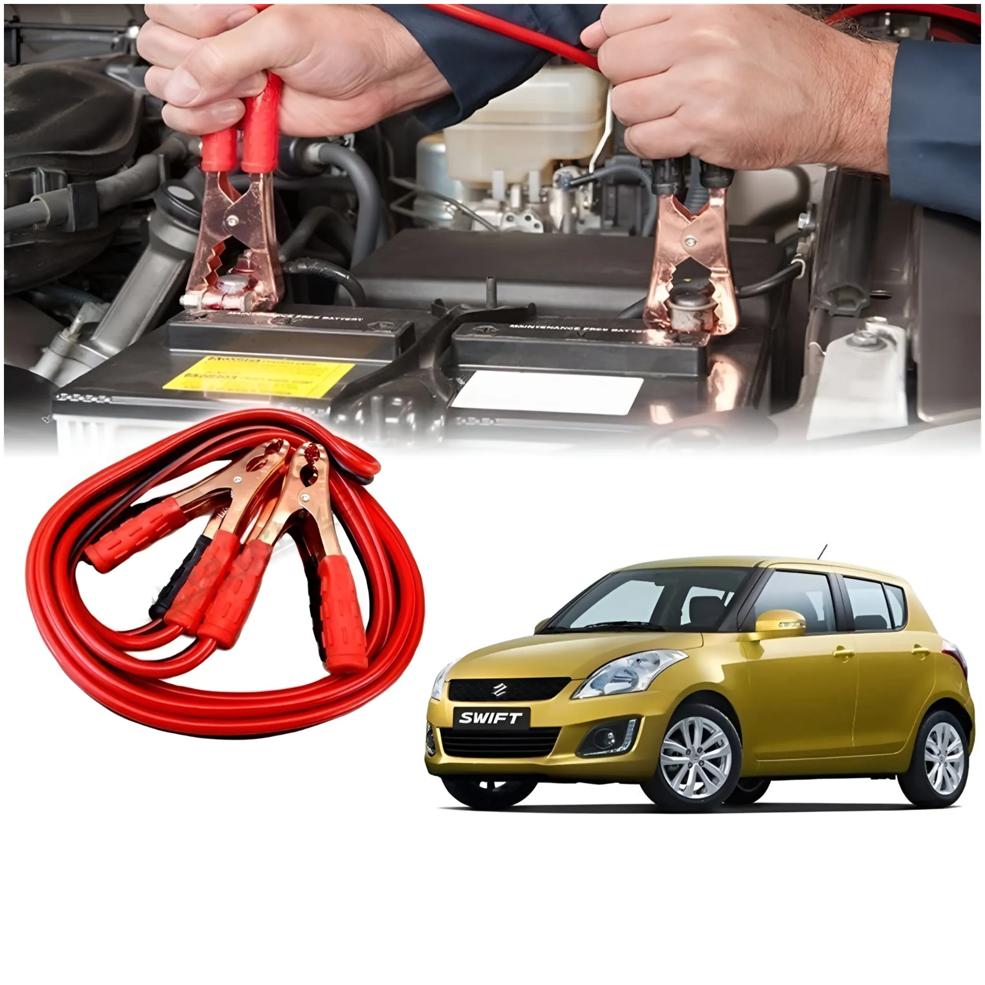 800AMP Portable Car Battery Jumper Cable For Immediate Power Supply