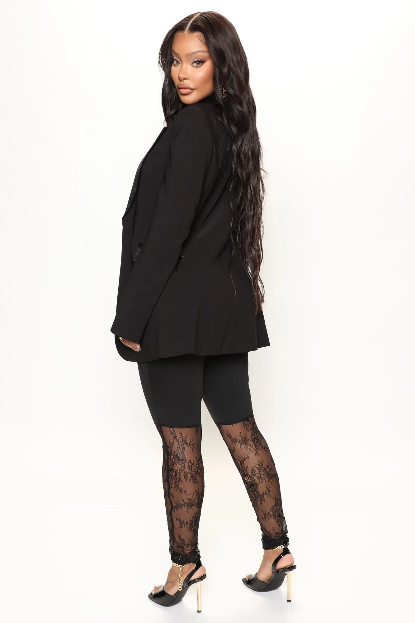 After Hours 3 Piece Blazer Pant Set 30 - Black