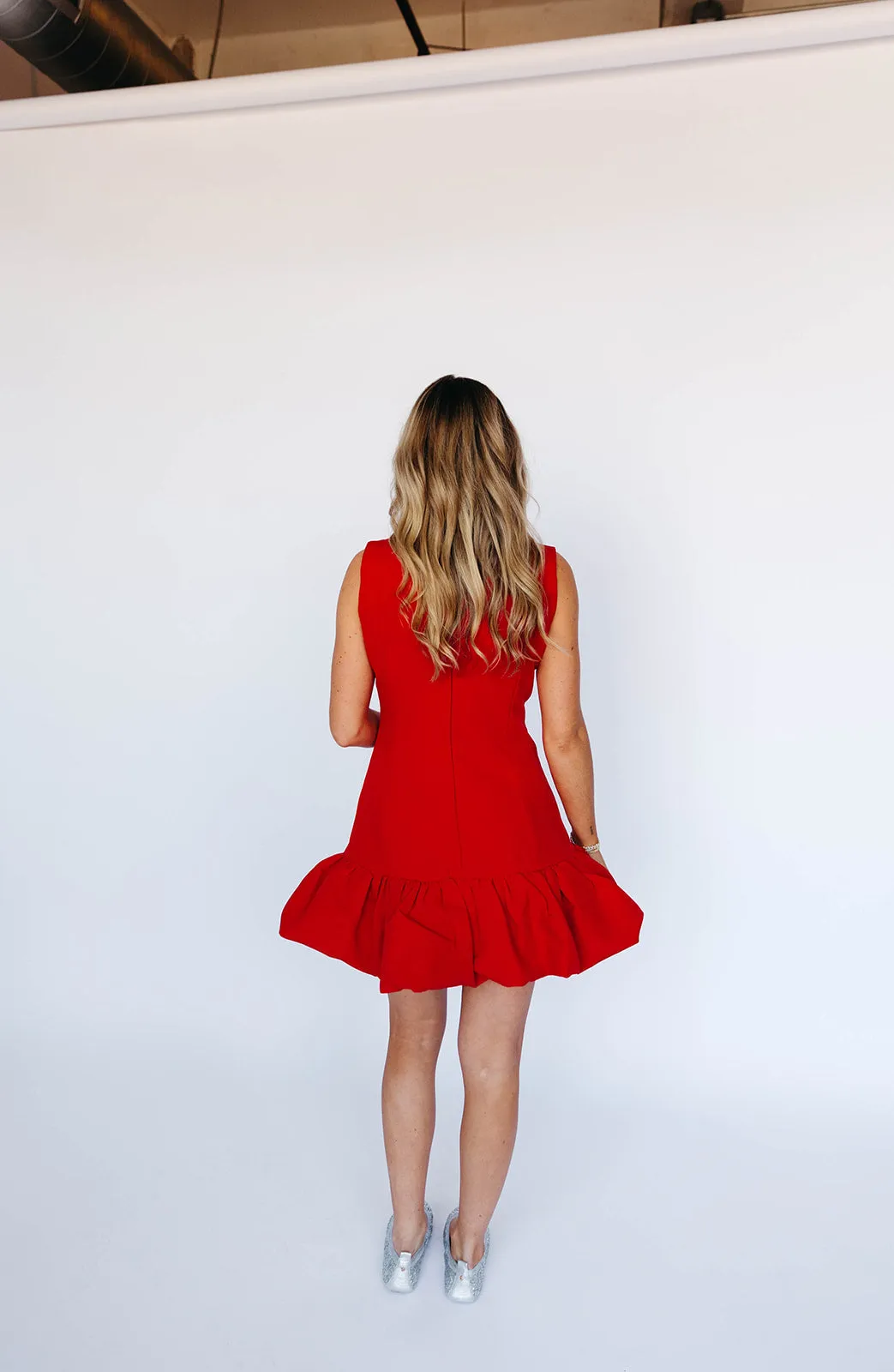 Annika Mini Dress - Red