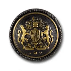 Antique Gold Griffith & Unicorn Blazer Button