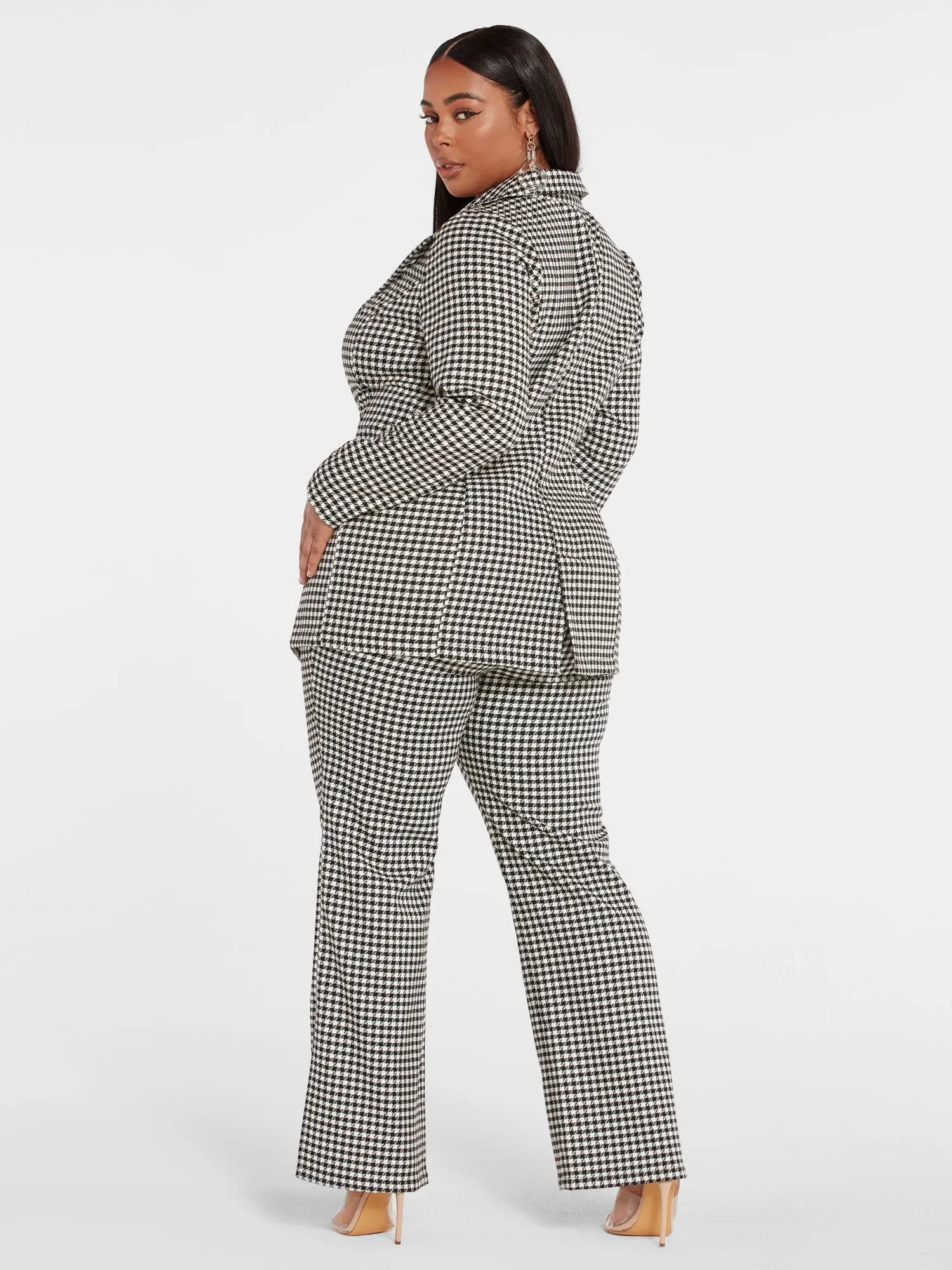 Antoinette Houndstooth Blazer