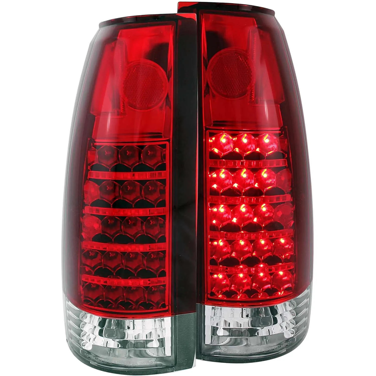 Anzo LED Tail Lights Chevy Suburban (92-99) Blazer Full-Size (92-94) Black or Chrome Housing