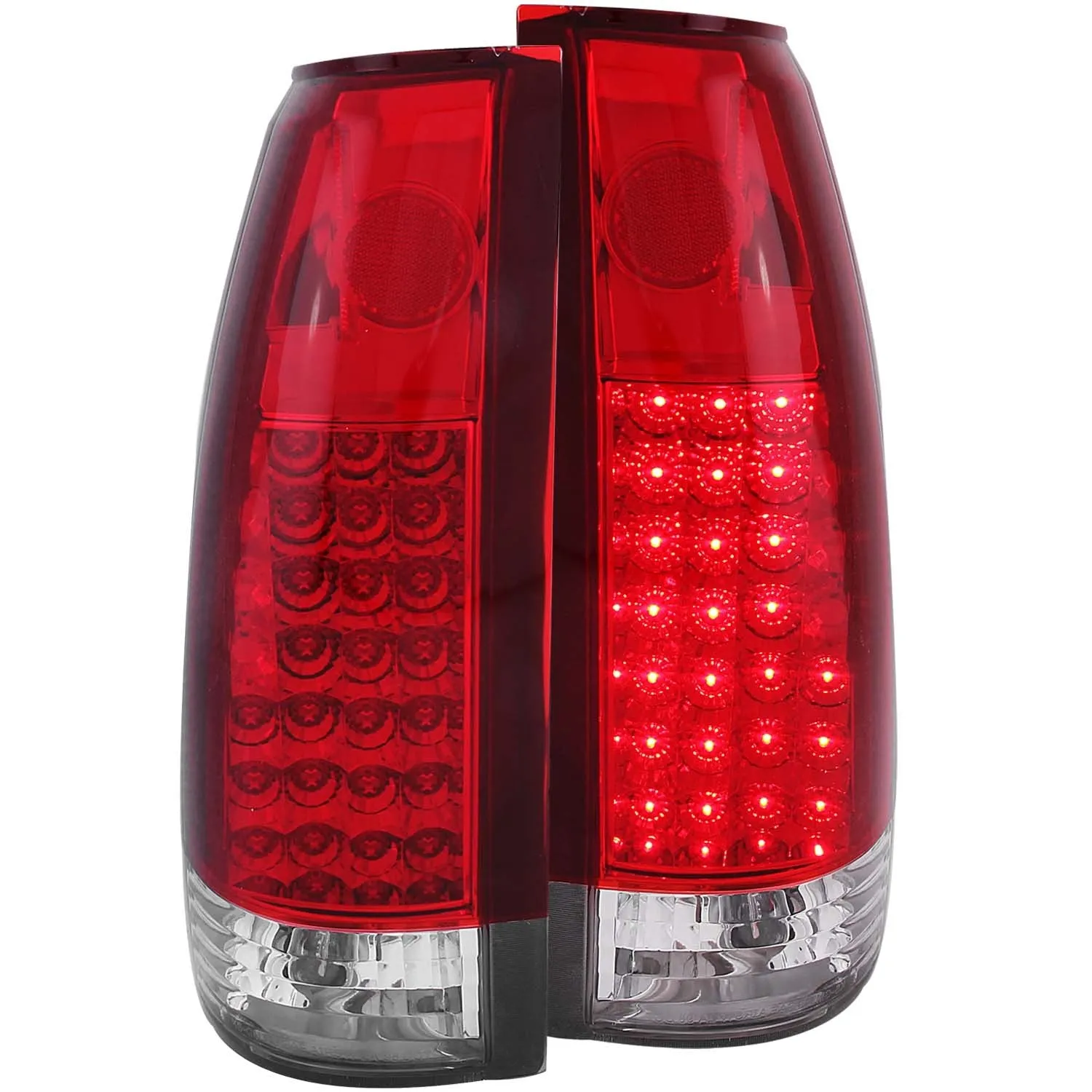 Anzo LED Tail Lights Chevy Suburban (92-99) Blazer Full-Size (92-94) Black or Chrome Housing