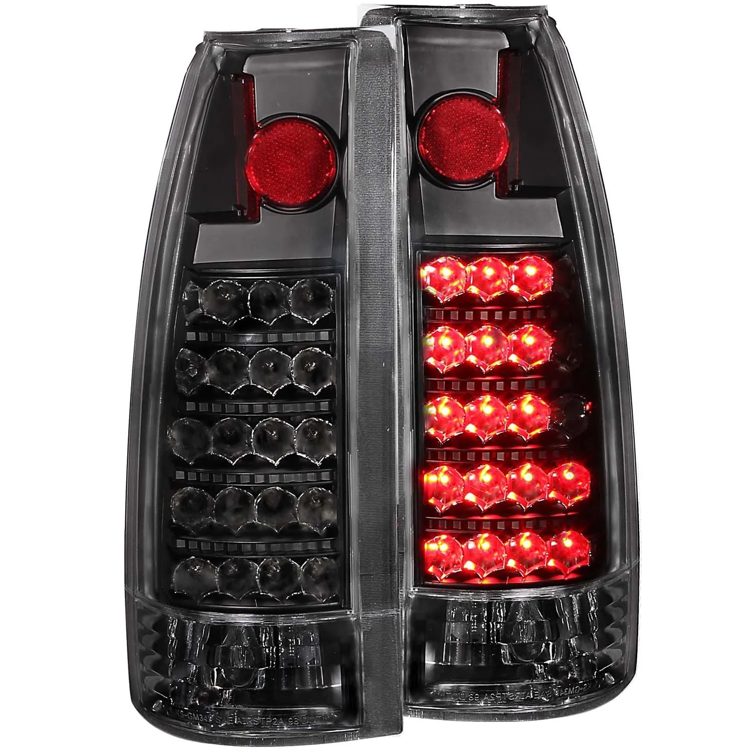 Anzo LED Tail Lights Chevy Suburban (92-99) Blazer Full-Size (92-94) Black or Chrome Housing