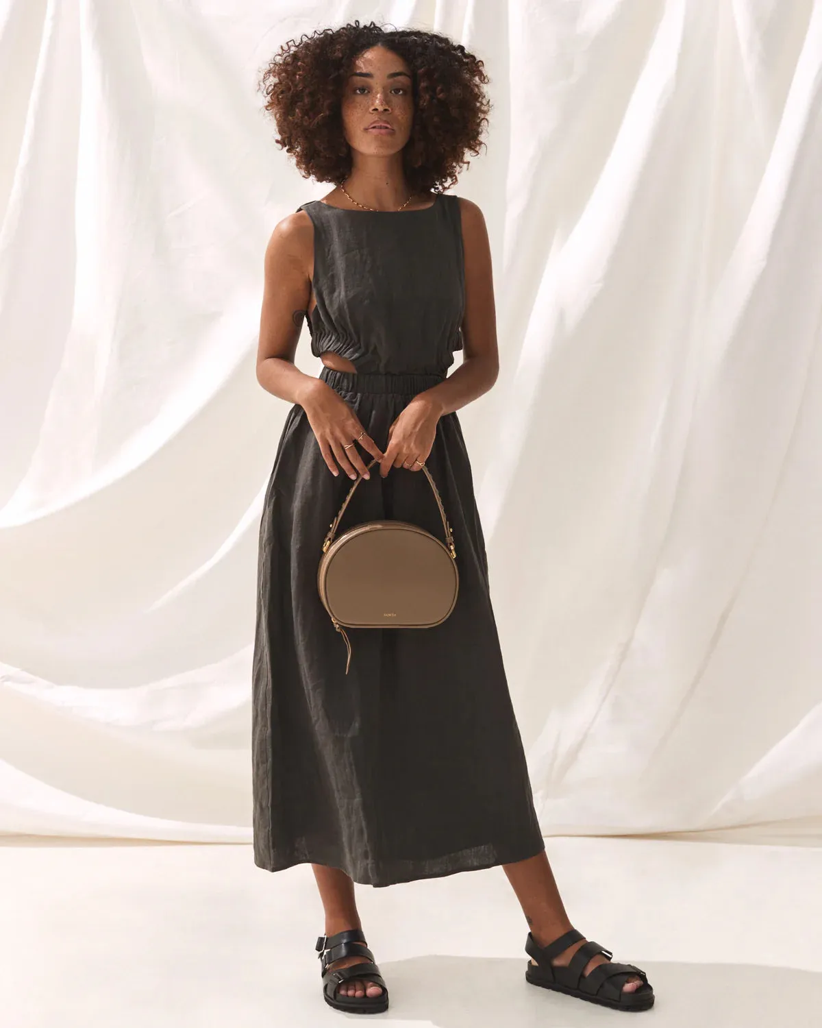 Anzola Dress Charcoal