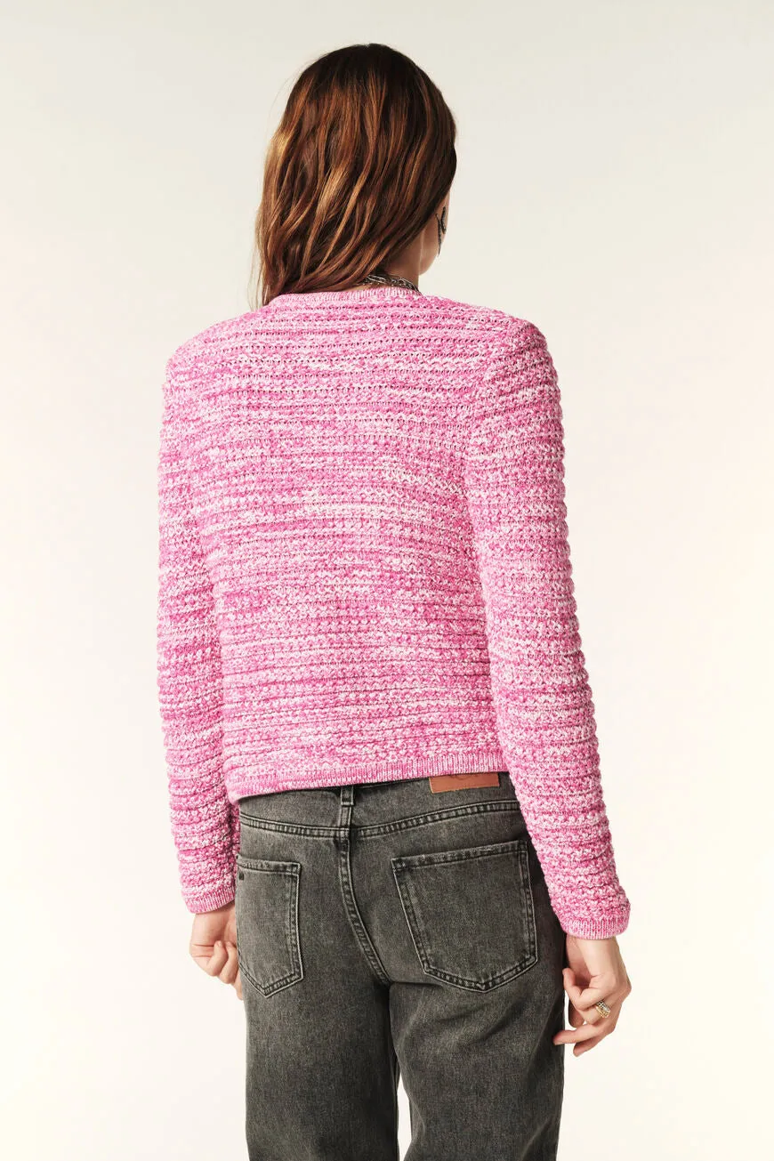 ba&sh Gaspard Cardigan, Pink