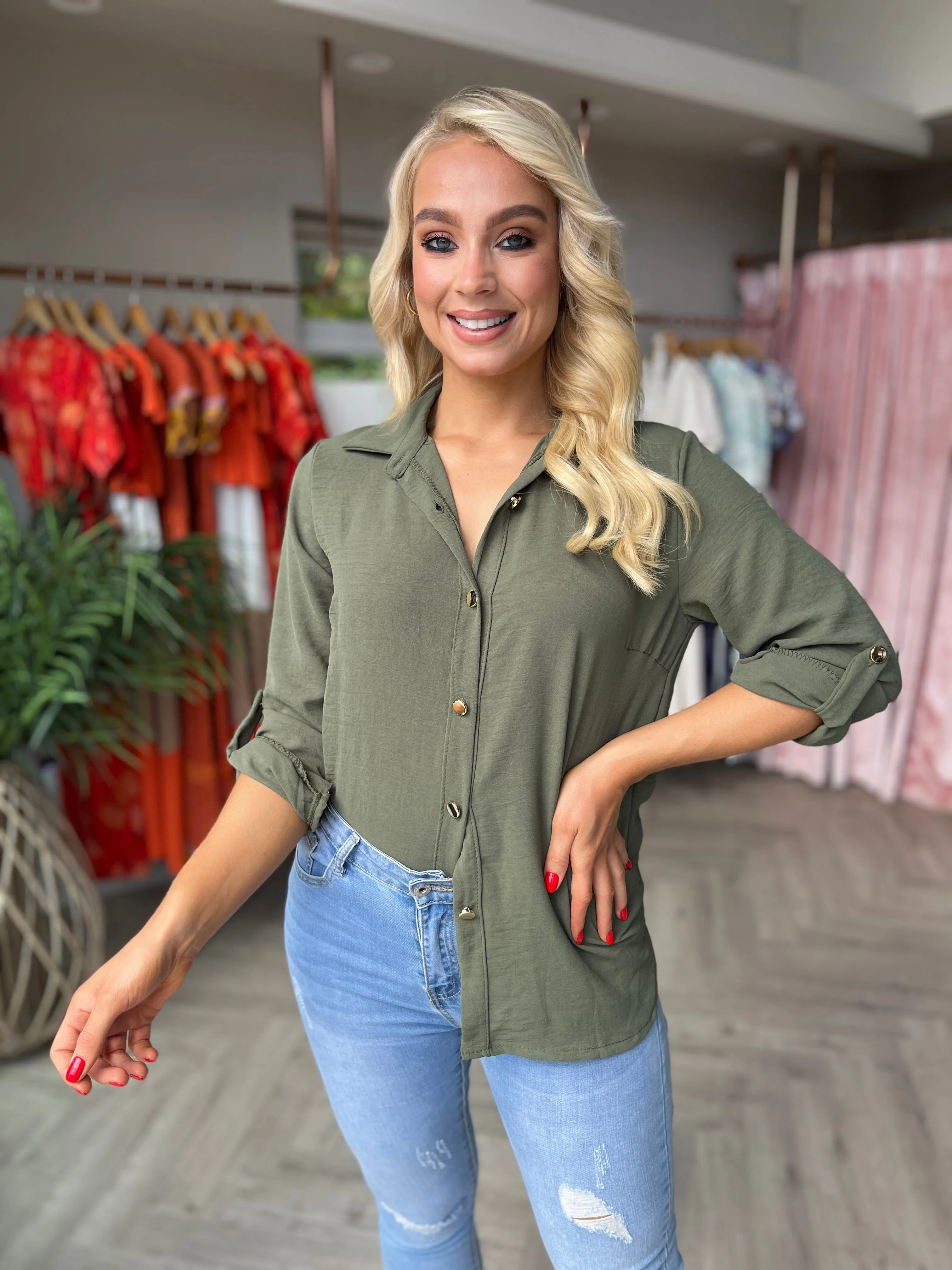 Billie Shirt Khaki