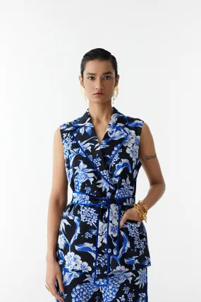 Black Pineapple Blazer & Pants Co-Ord