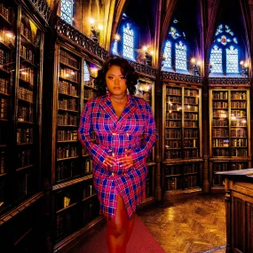 Blaire Plaid Blazer Dress