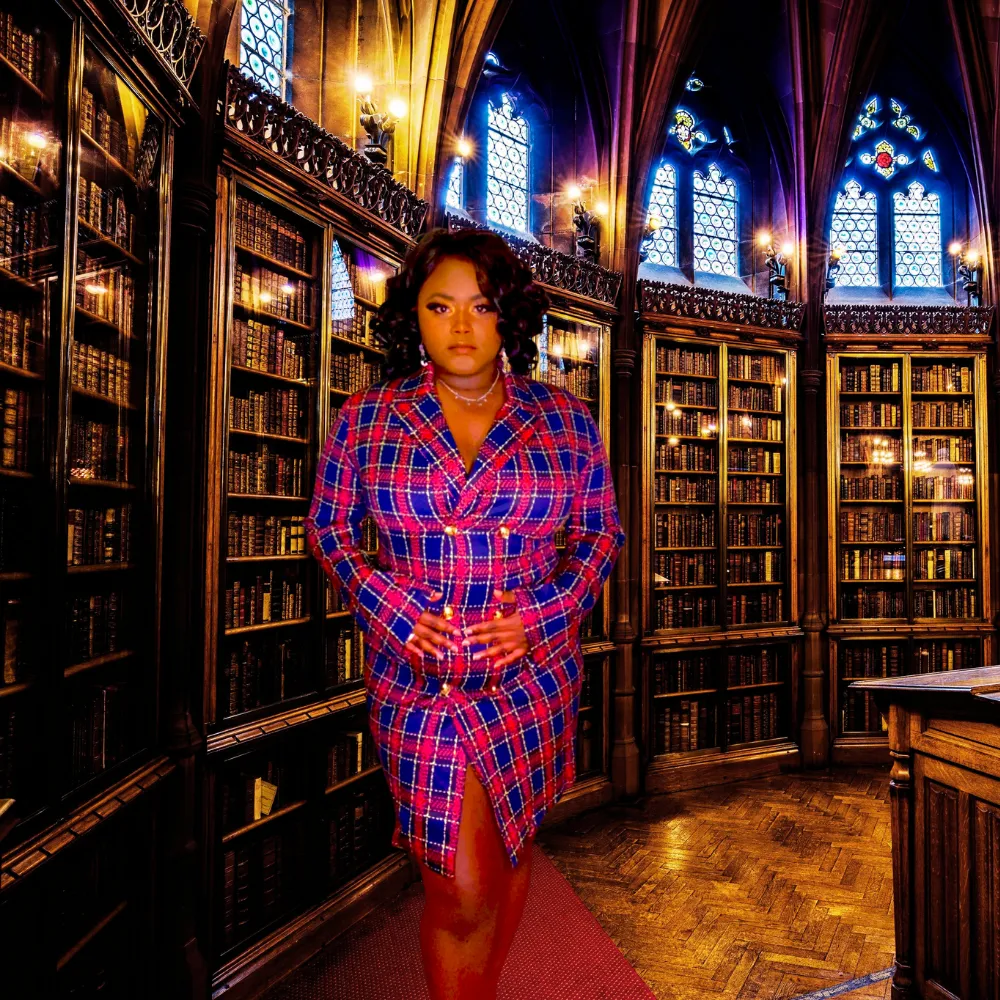 Blaire Plaid Blazer Dress