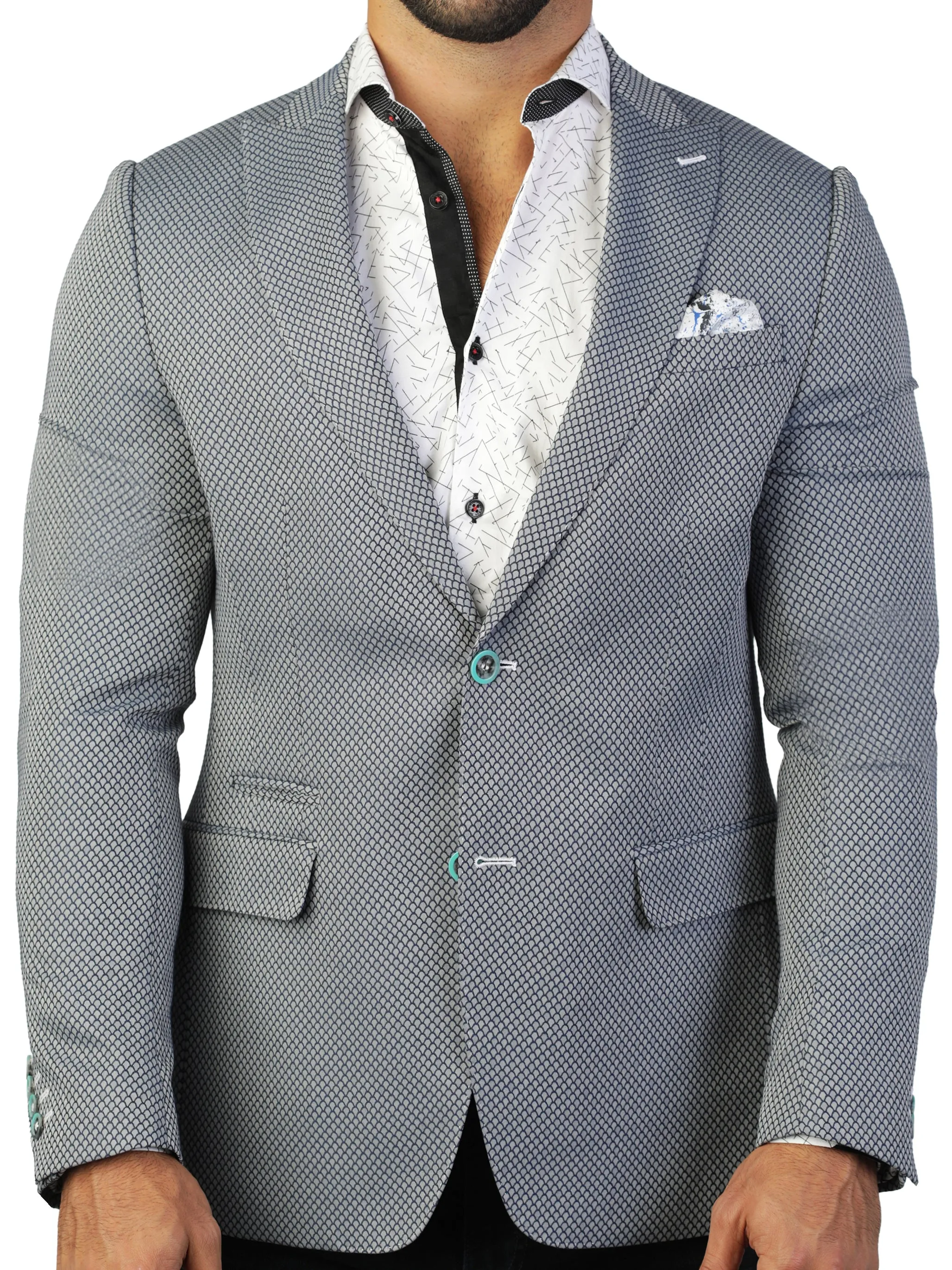 Blazer Beethoven Snake Grey