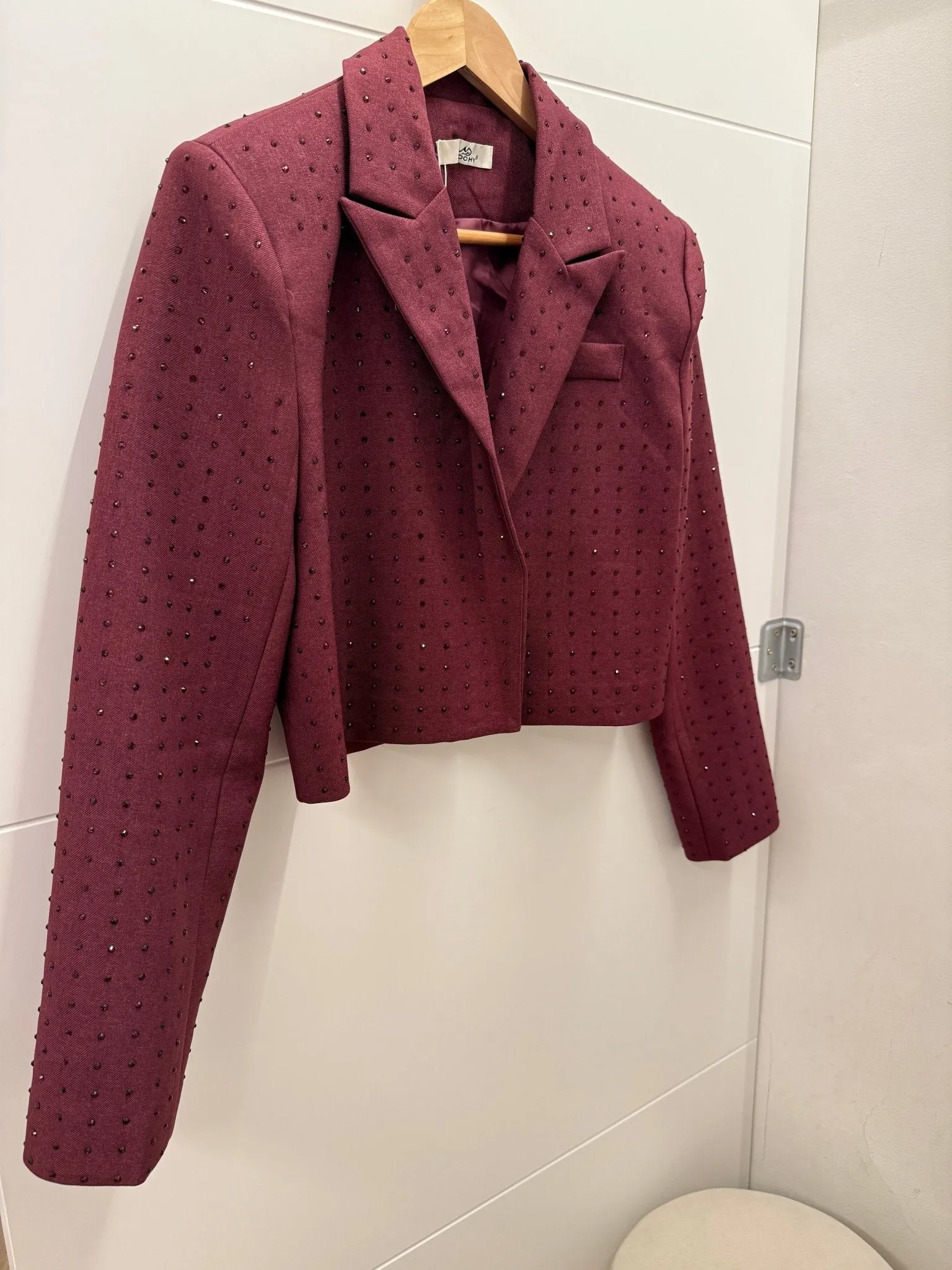 Blazer court Opal bordeaux