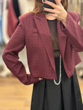 Blazer court Opal bordeaux