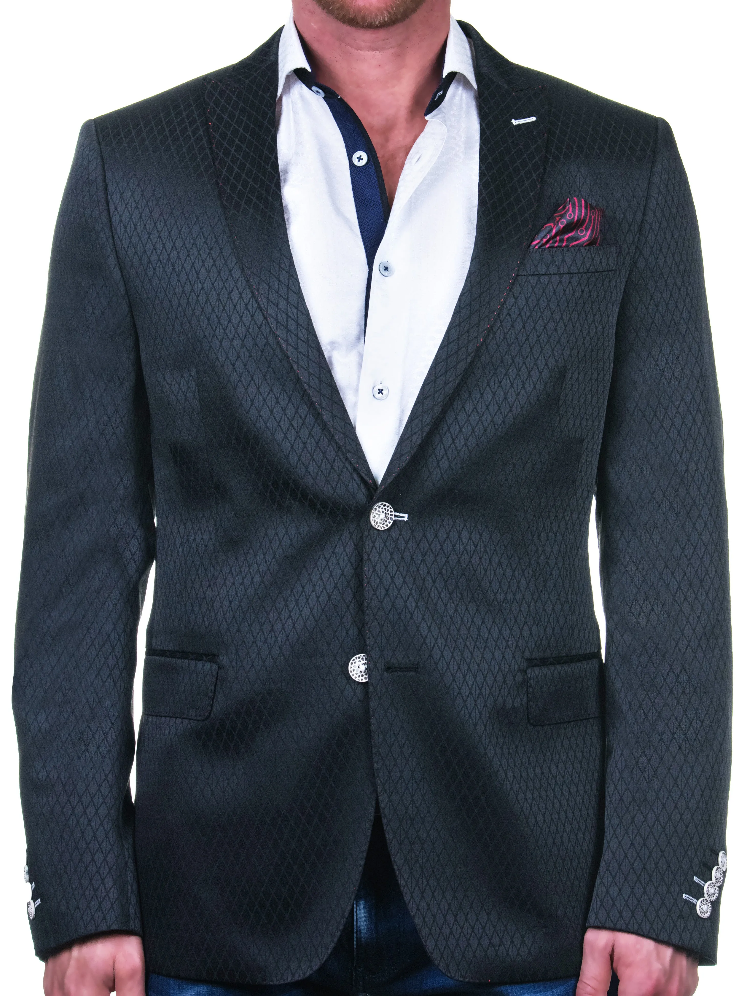 Blazer Descartes LongDiamondBlack Black