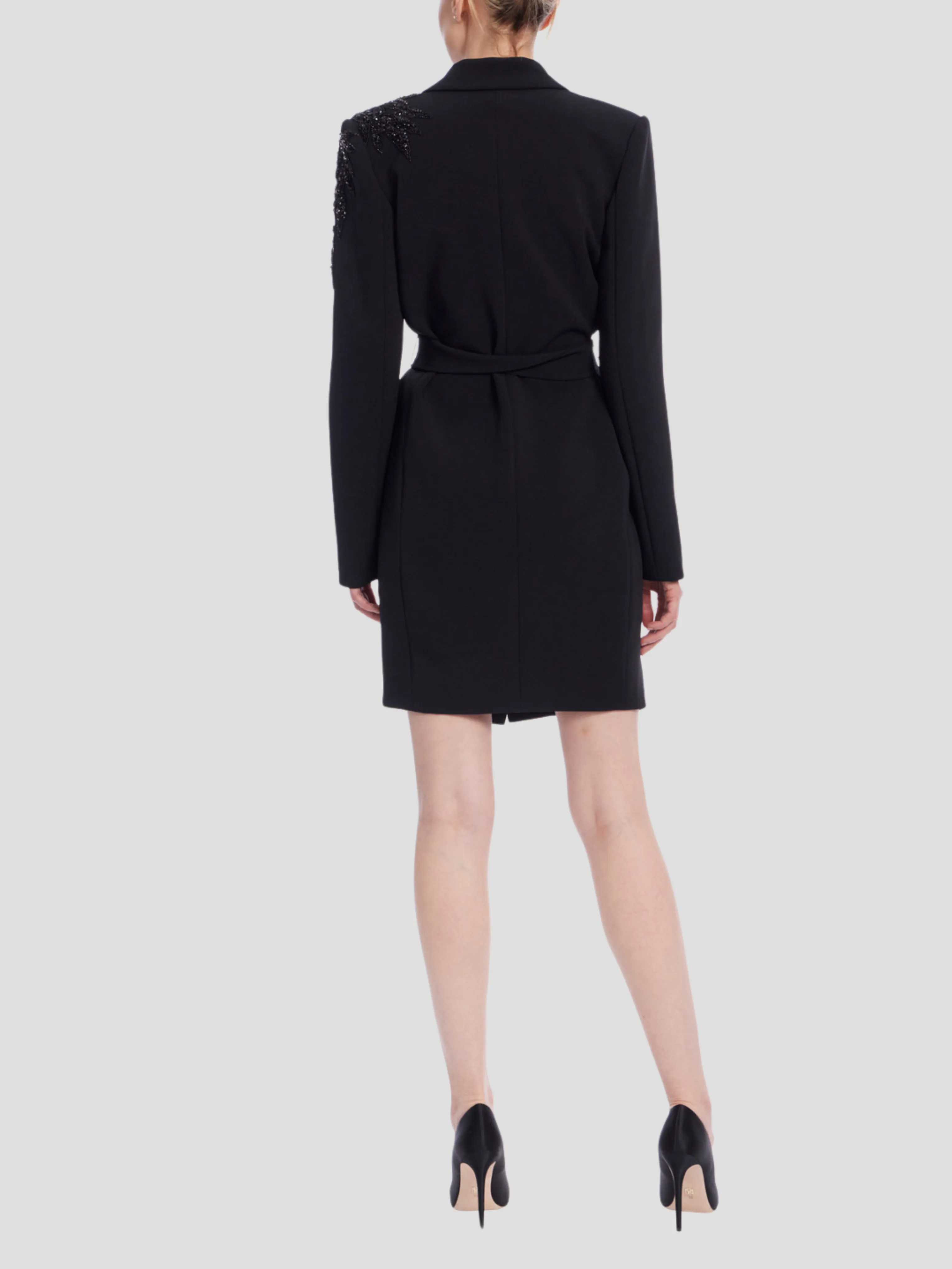 Blazer Mini Dress in Black