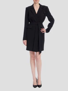 Blazer Mini Dress in Black