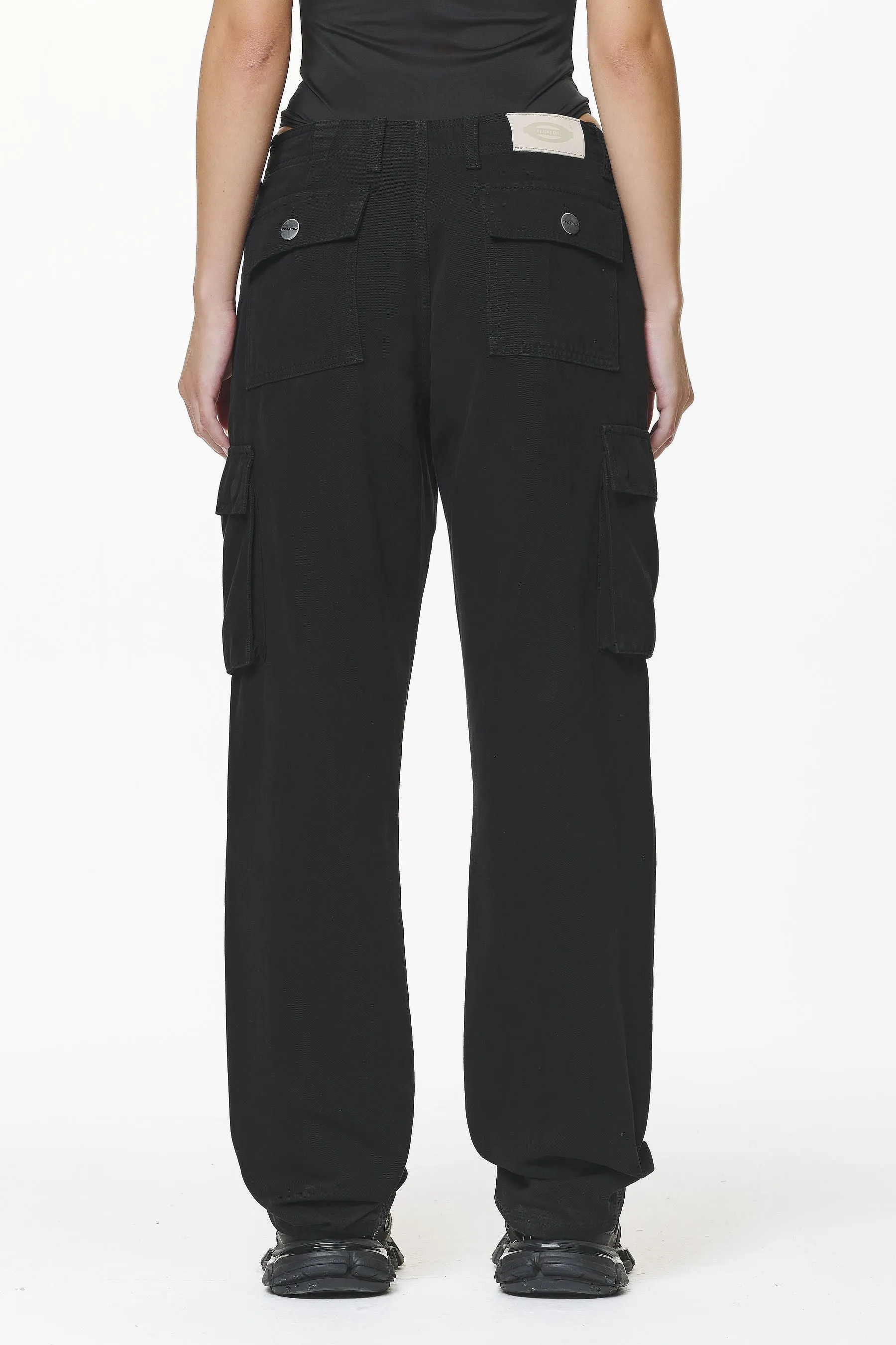 Bodo Wide Cargo Pants Black