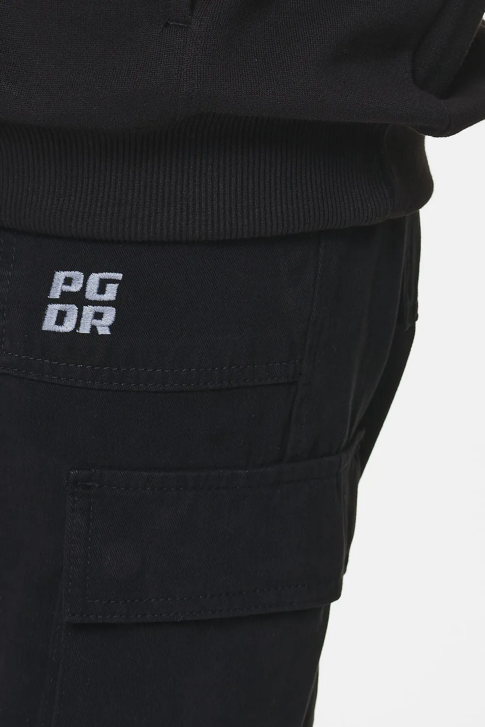 Bodo Wide Cargo Pants Black
