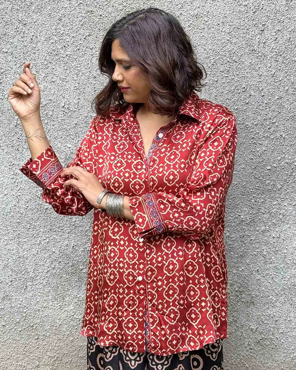 Cleodora Modal Silk Shirt