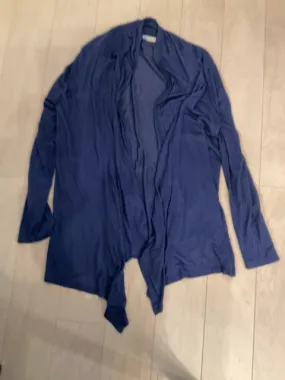 {{ClientCode}} NAVY FREEBIRD OPEN CARDIGAN, XL
