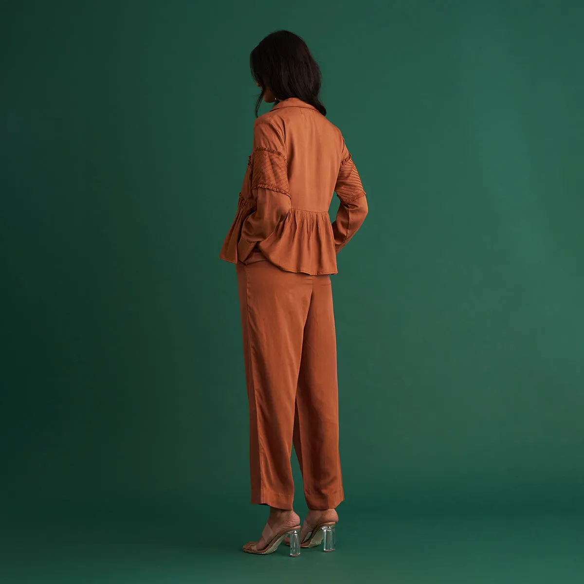 Co Ord Set for Women | Tencel Modal | Brown