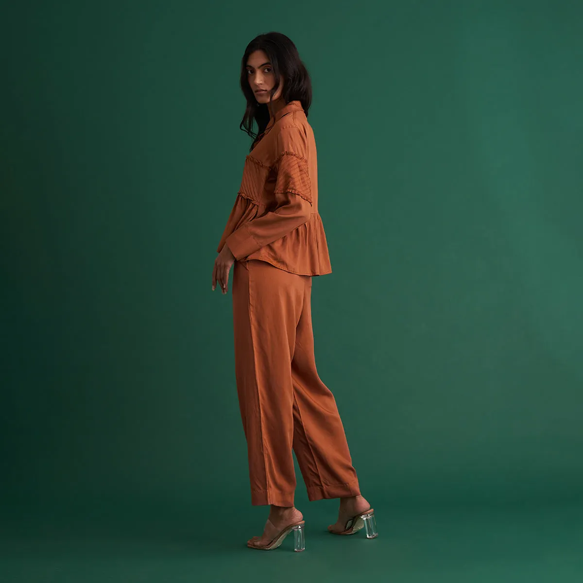 Co Ord Set for Women | Tencel Modal | Brown