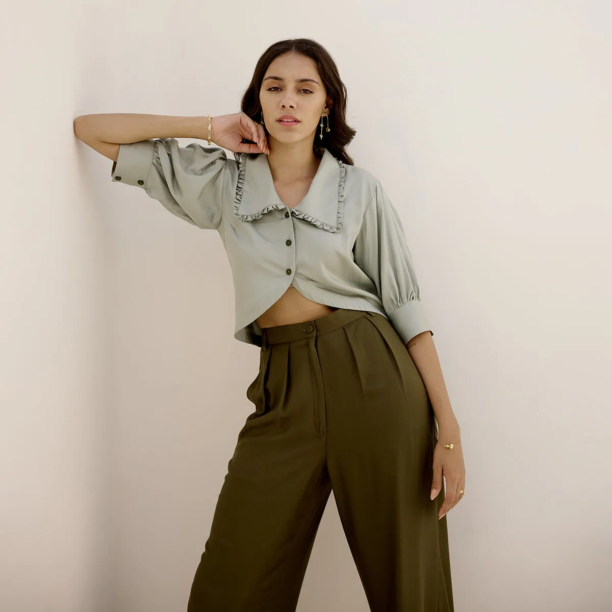 Co Ord Set for Women | Tencel Modal | Green