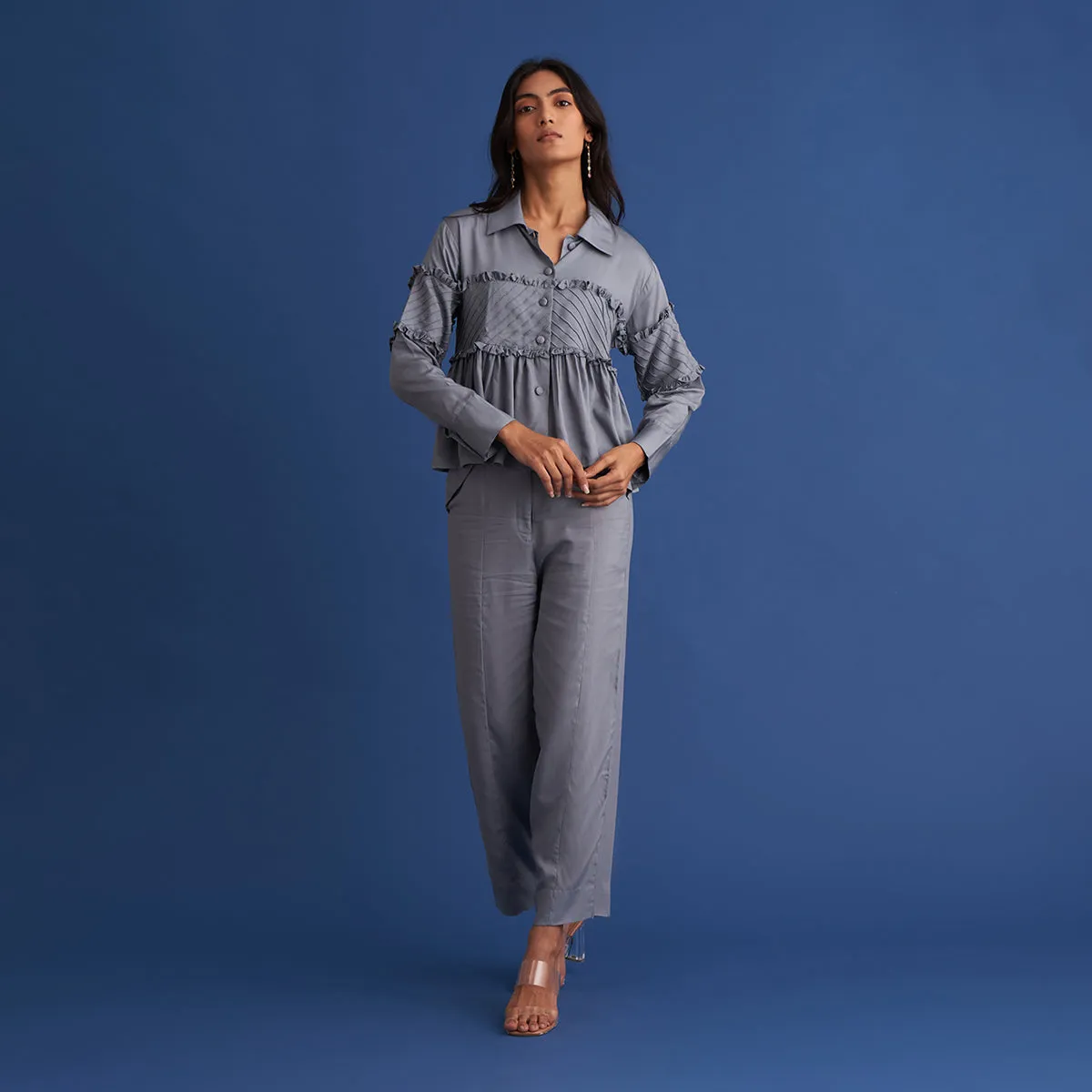 Co Ord Set for Women | Tencel Modal | Grey