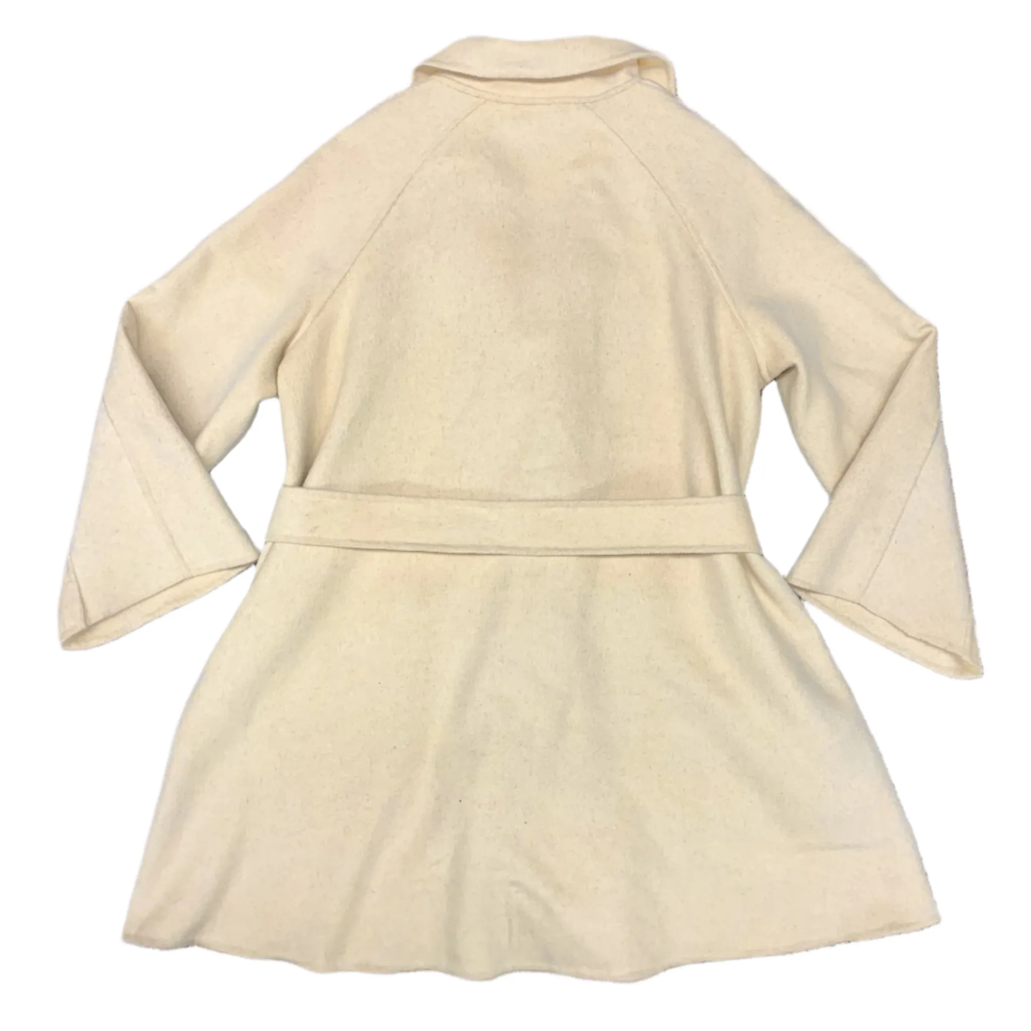 Coat Wool By Wish In Cream, Size: L