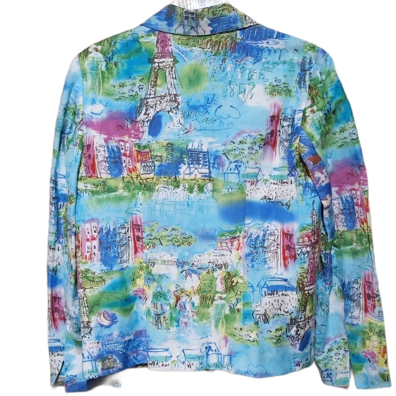 COLDWATER CREEK Eiffel Tower Jacket Blazer Small