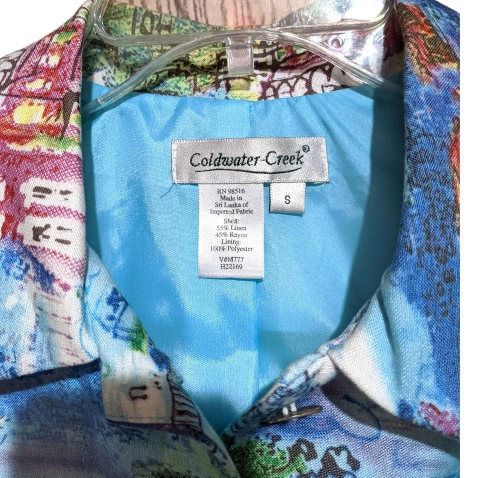 COLDWATER CREEK Eiffel Tower Jacket Blazer Small