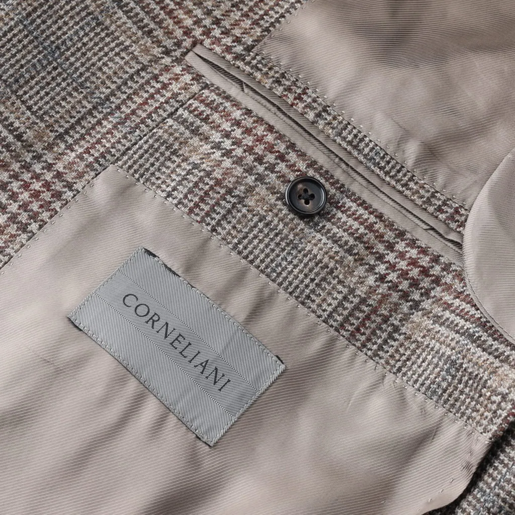 CORNELIANI Single Breasted Cashmere Gate Jacket CAMEL
