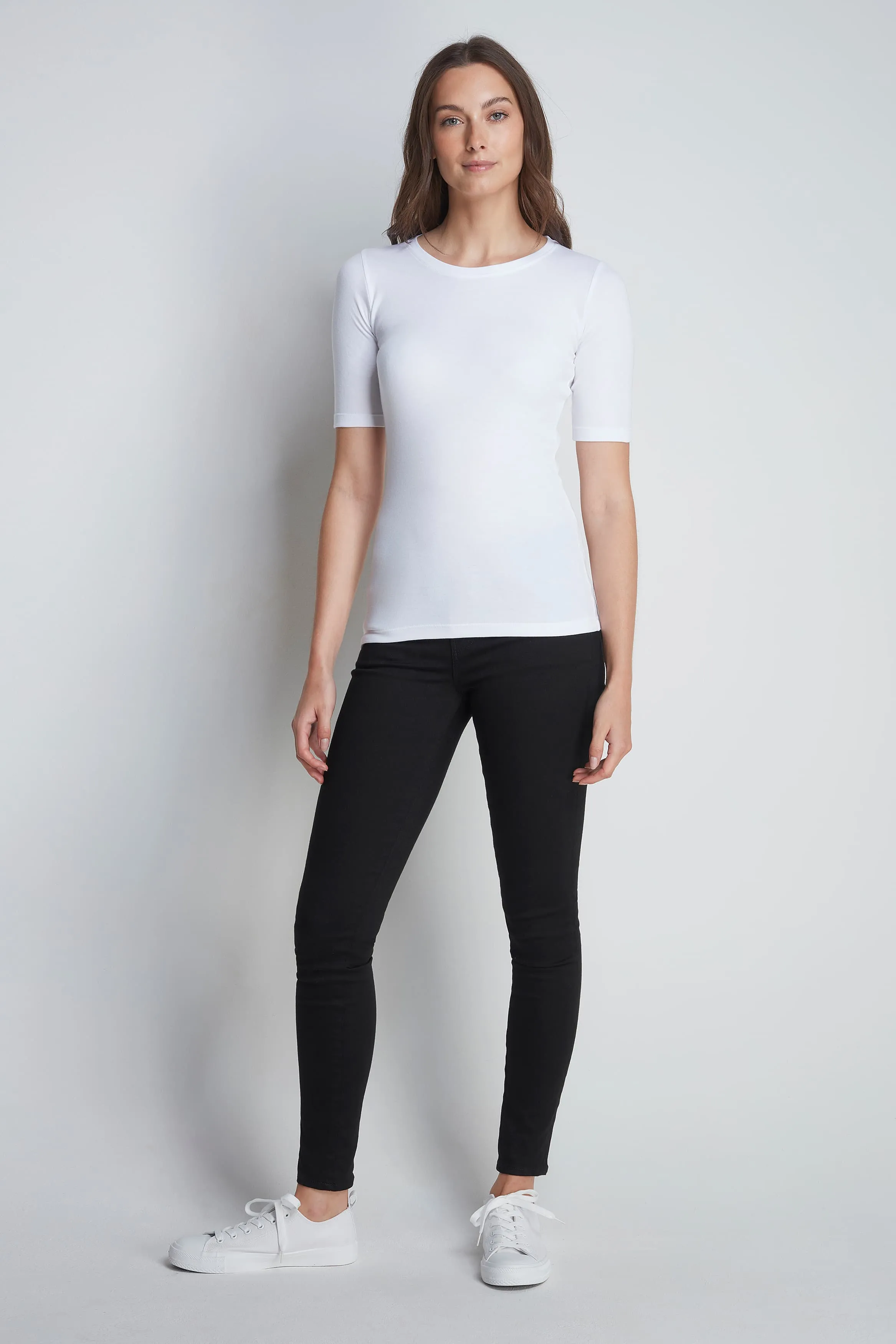 Crew Neck Cotton TENCEL™ Modal Blend Half Sleeve T-shirt | Multiple Colours