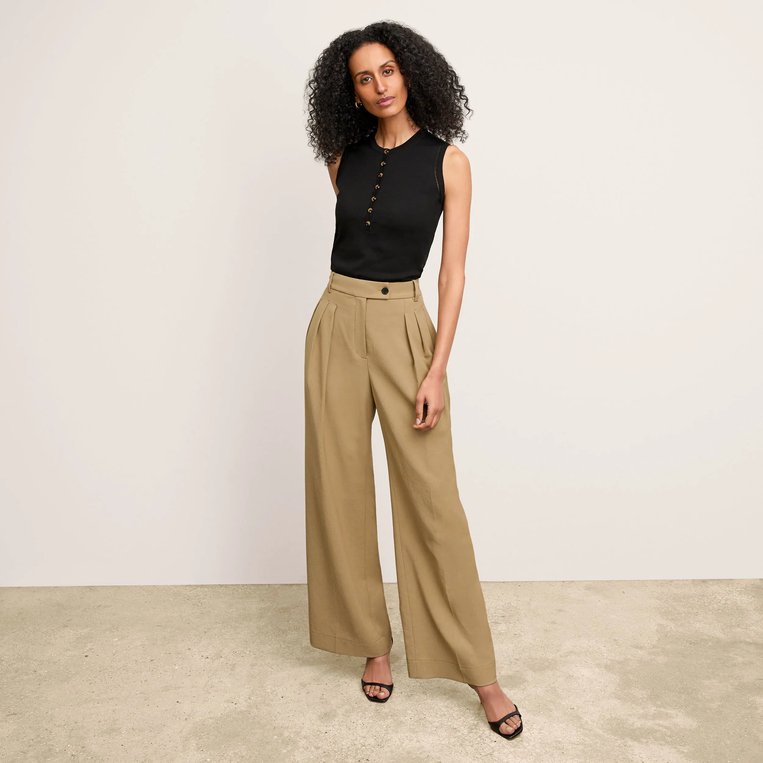 Crimmins Top - Cotton Silk Knit ::Black