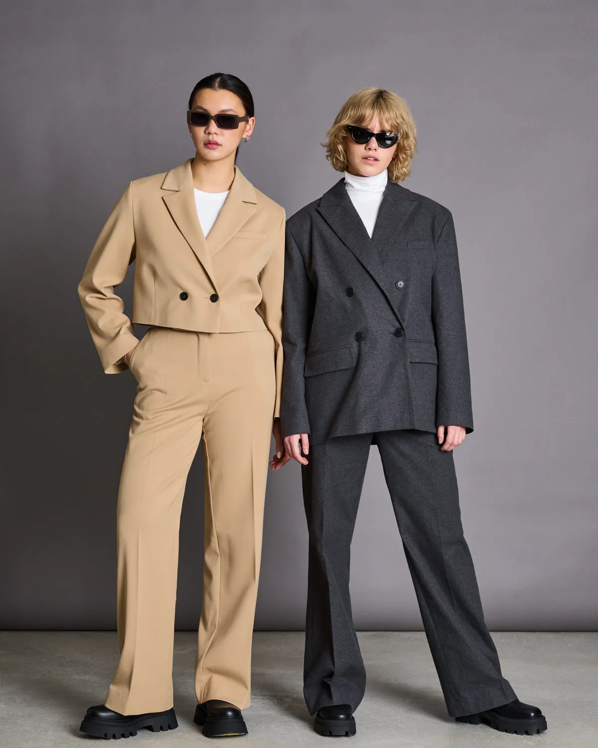 CROPPED BLAZER TULIA CAMEL