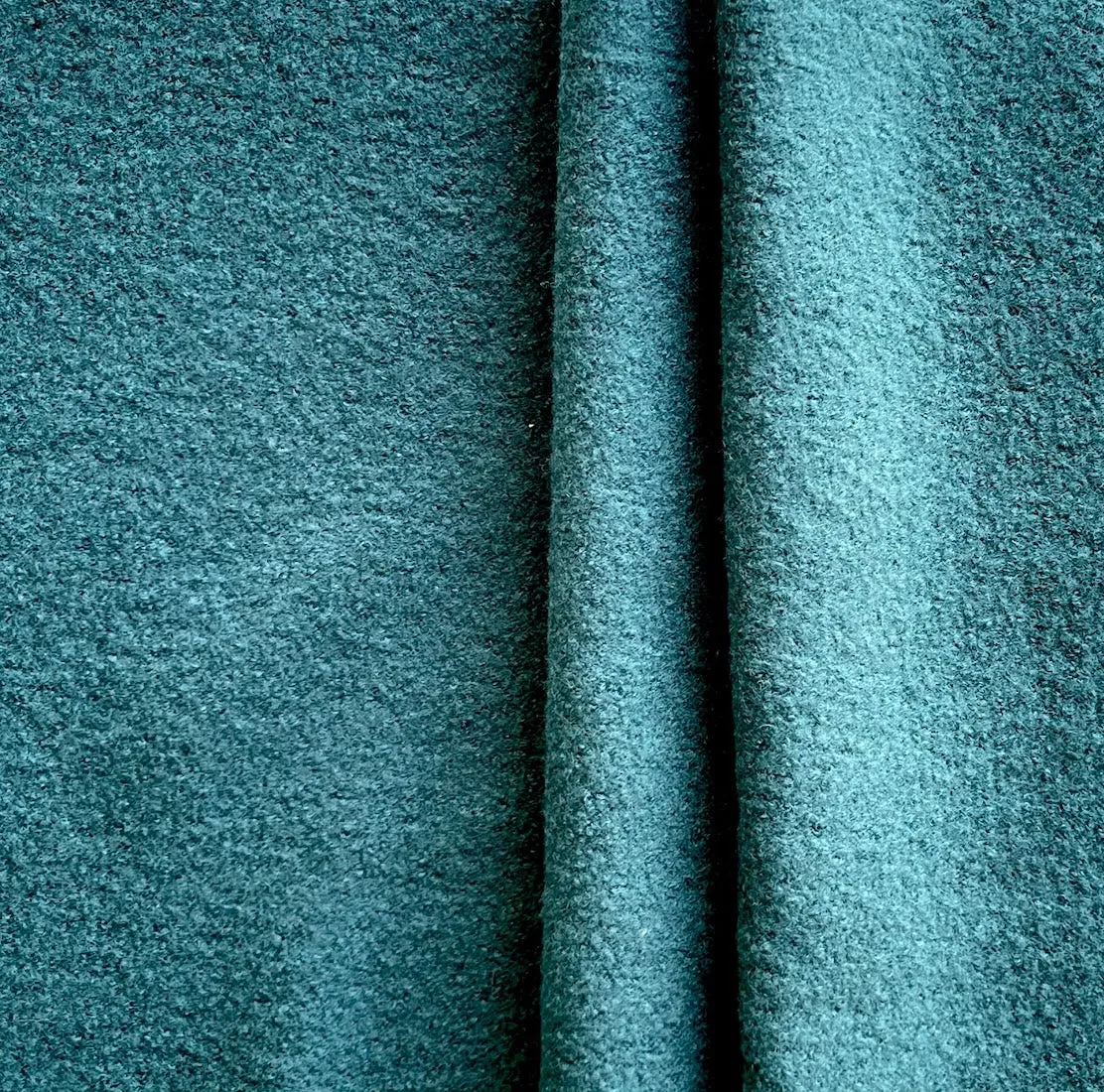 Cyan 12 oz. Boiled Wool Coating (Made in Germany)
