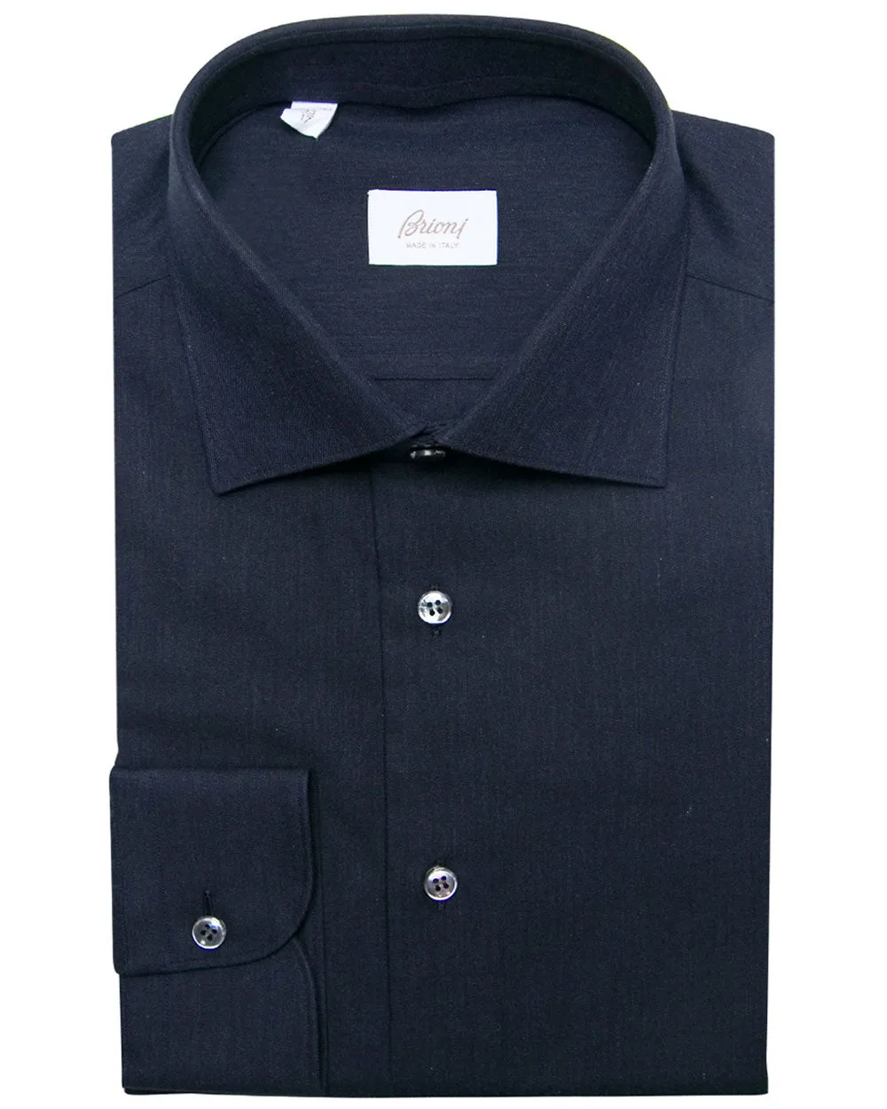 Dark Chambray Solid Dress Shirt