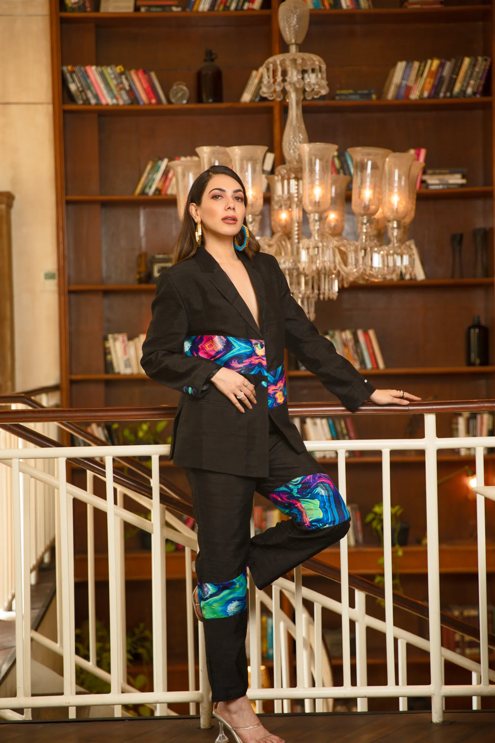 Doja Galaxy Silk Pant Suit RTS
