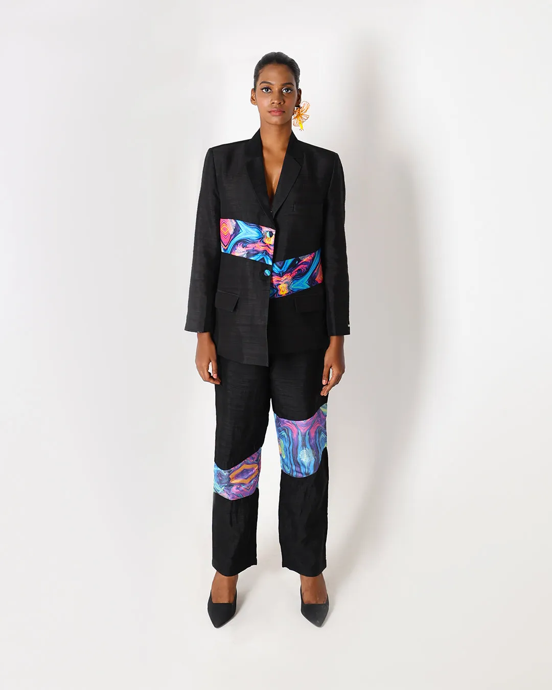Doja Galaxy Silk Pant Suit RTS