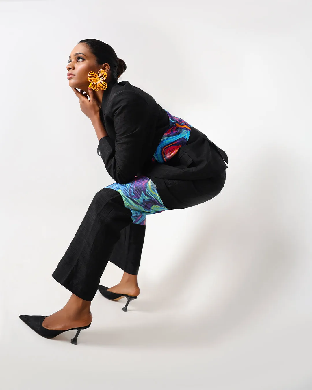Doja Galaxy Silk Pant Suit RTS