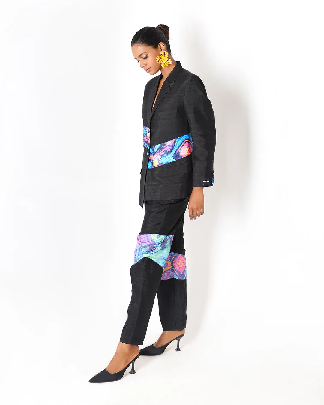 Doja Galaxy Silk Pant Suit RTS