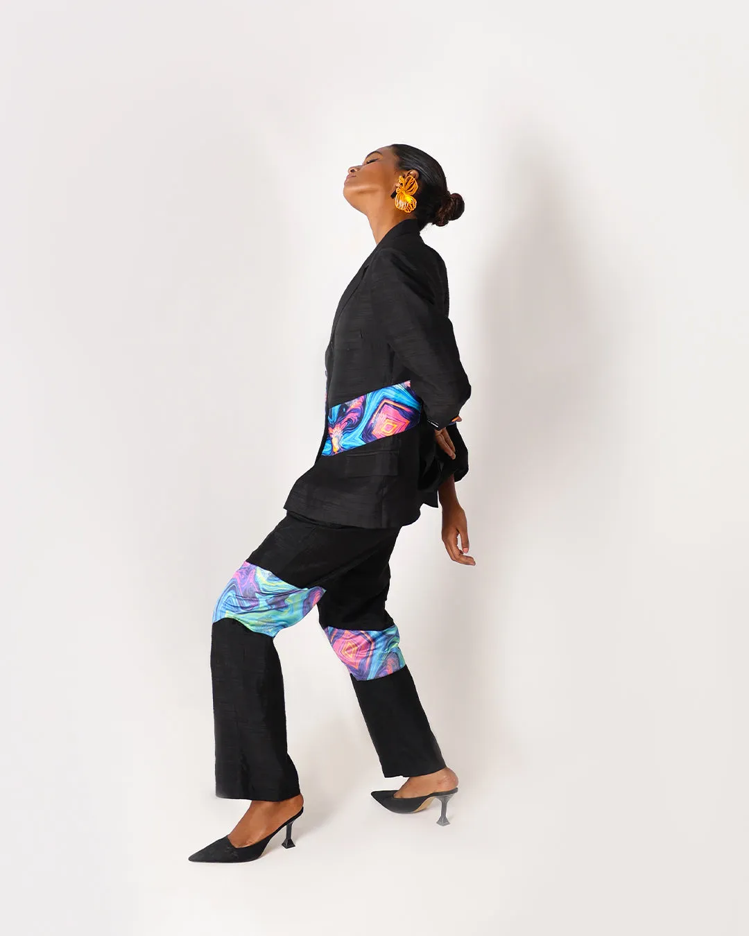 Doja Galaxy Silk Pant Suit