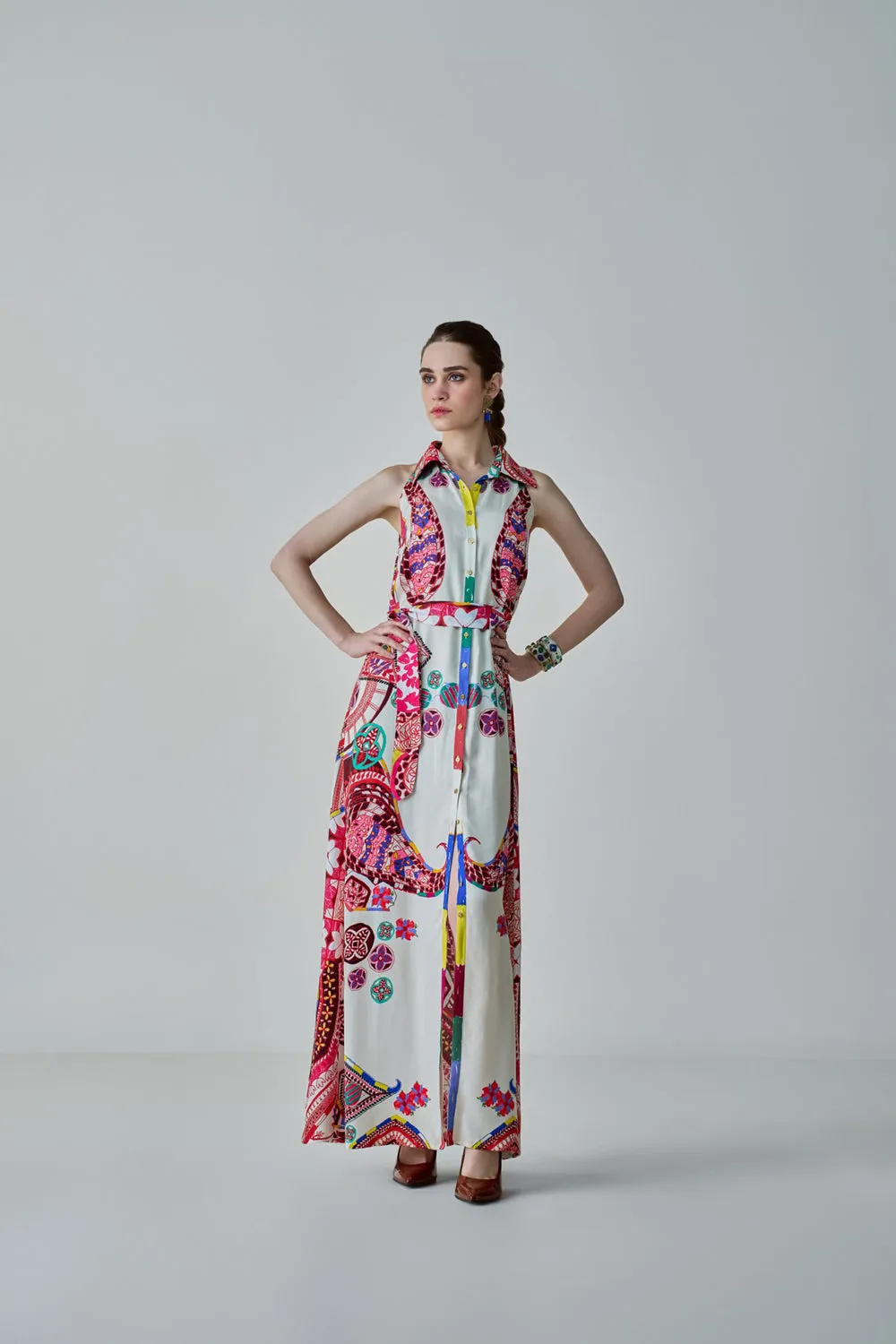 Ella Paisley Print Dress