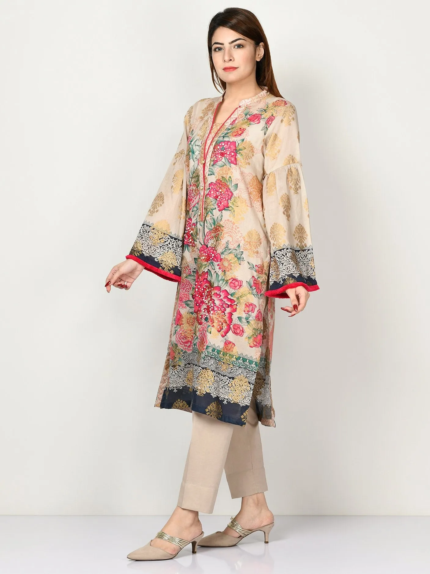 Embellished Jacquard Suit