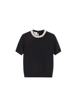 EMBROIDERED WOOL JUMPER