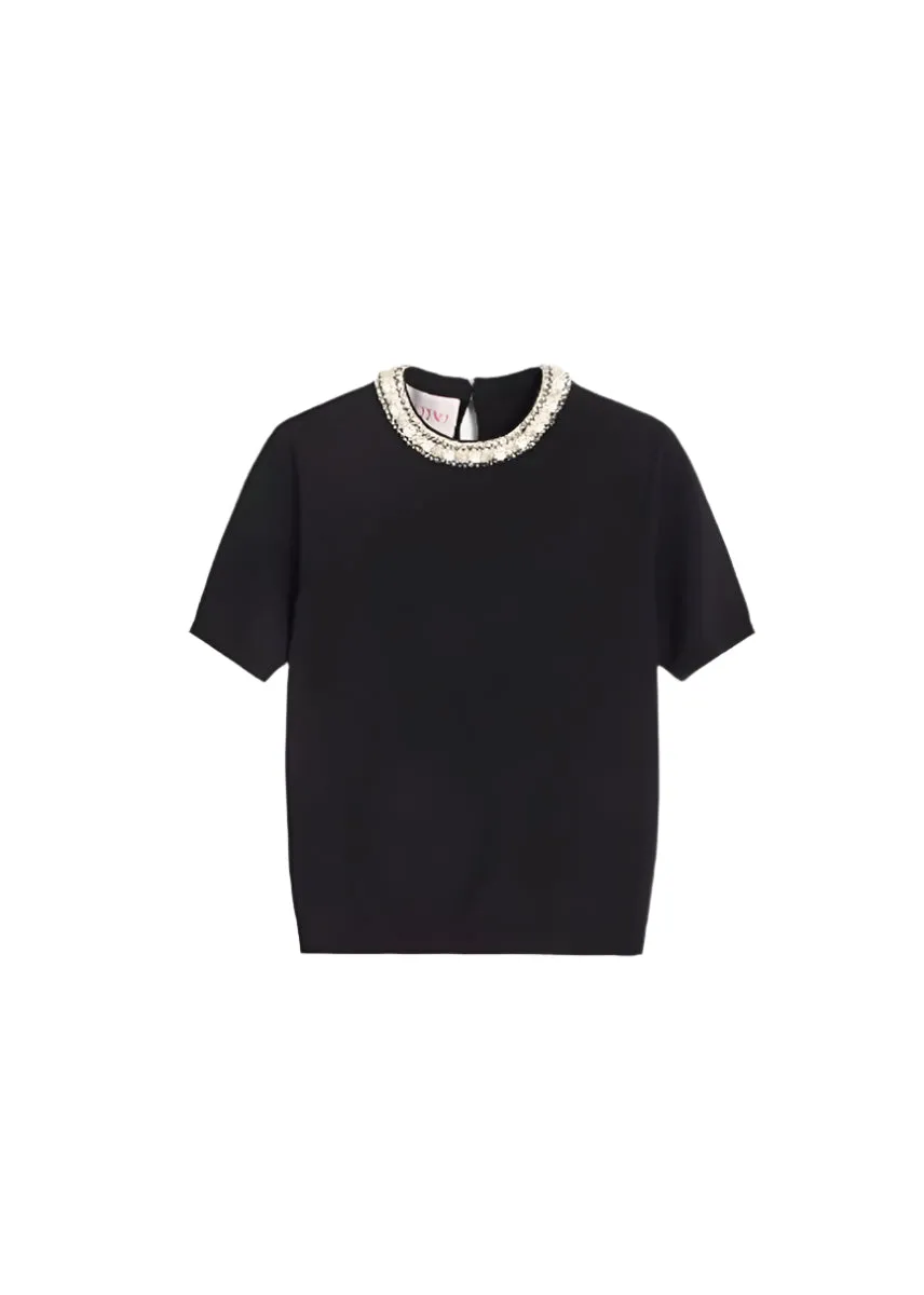 EMBROIDERED WOOL JUMPER