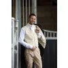 Equetech Mens Check W/Coat-Gold/Black