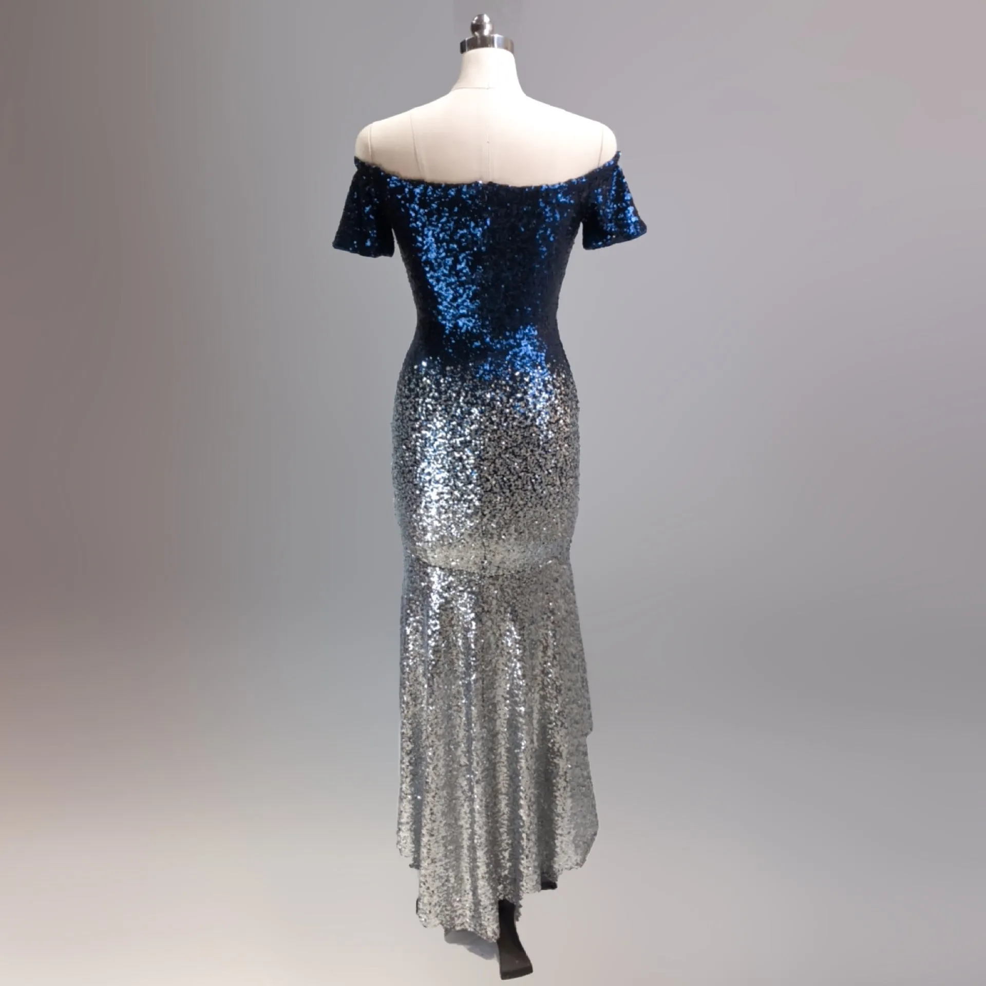 Eurydice-16072-Gradient Beaded Formal Dress